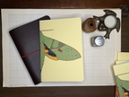 Leather Journal Set with Two Moth Notebooks