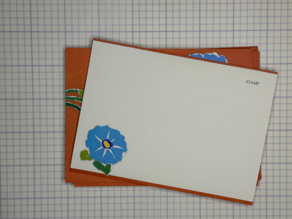 Vintage self-sealing letter cards