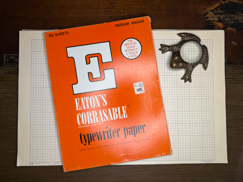 Vintage Eaton’s Corrasable Typewriter Paper