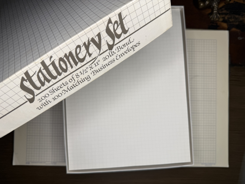 Vintage 1980s Business Stationery Set 20lb Bond