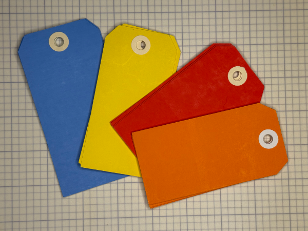 Colorful Vintage Tags