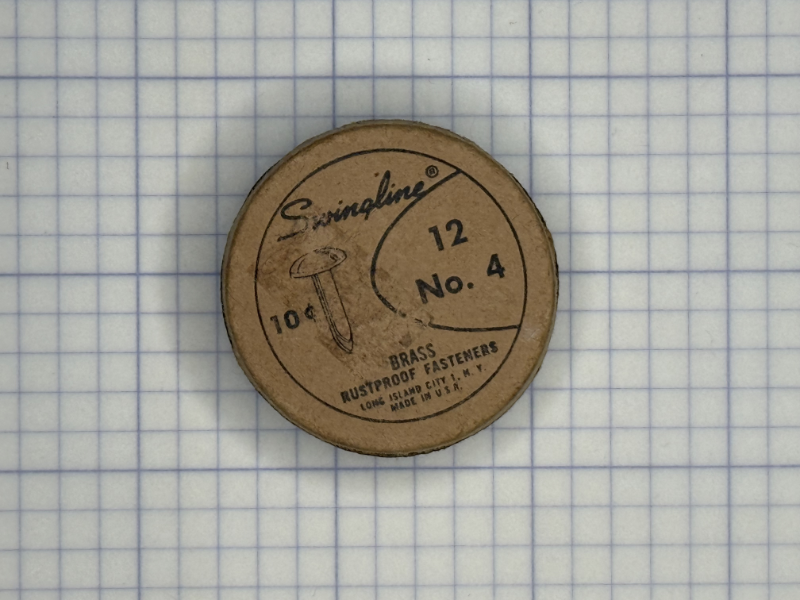 Vintage Swingline Brass Fasteners