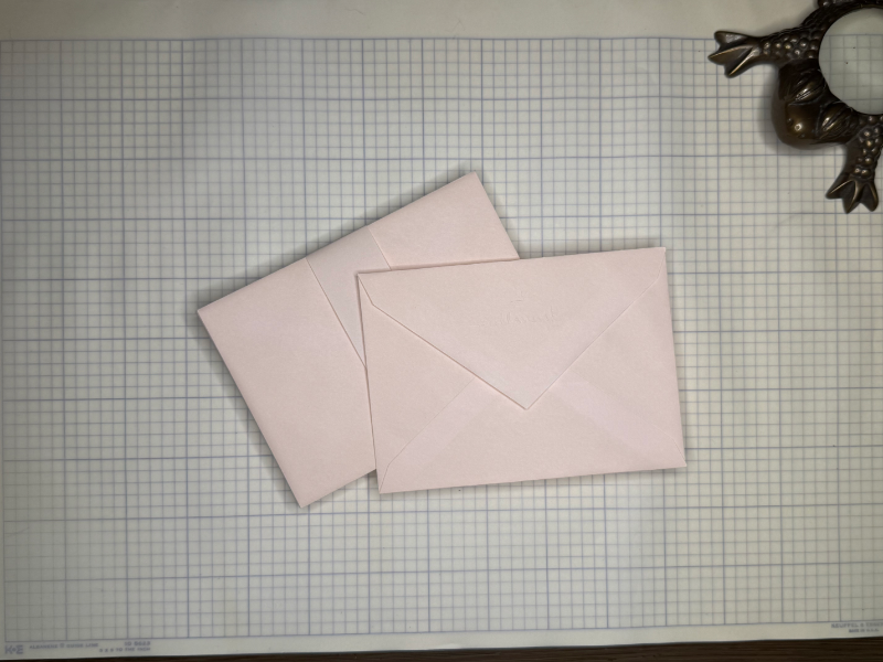Vintage Pale Pink Hallmark Envelopes