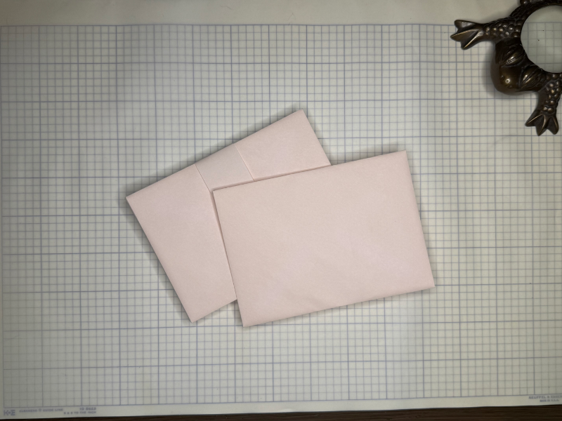 Vintage Pale Pink Hallmark Envelopes