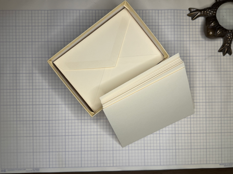 Vintage Beige Notecards with Envelopes
