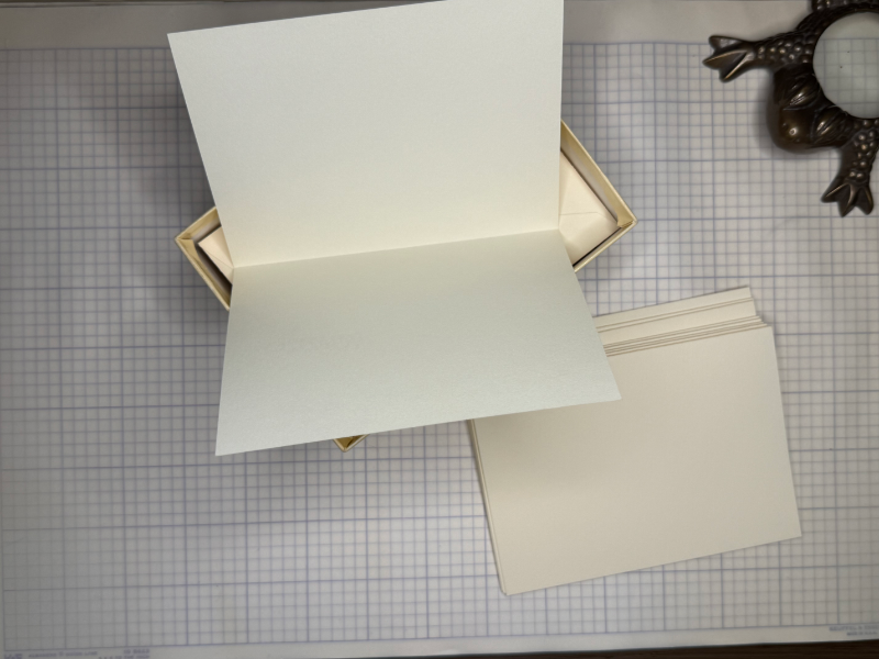 Vintage Beige Notecards with Envelopes
