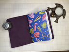 Purple leather A6 Journal with Two Inserts