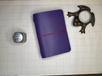 Purple leather A6 Journal with Two Inserts