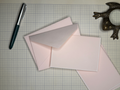 Blush pink Crane’s Kid Finish Note Cards—Blank