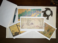 Vintage Metropolitan Museum of Art Japanese Screens Large Cards