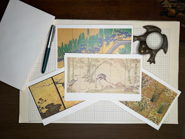 Vintage Metropolitan Museum of Art Japanese Screens Large Cards