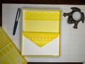 Vintage Hallmark Lemon Yellow Scented Stationery Set